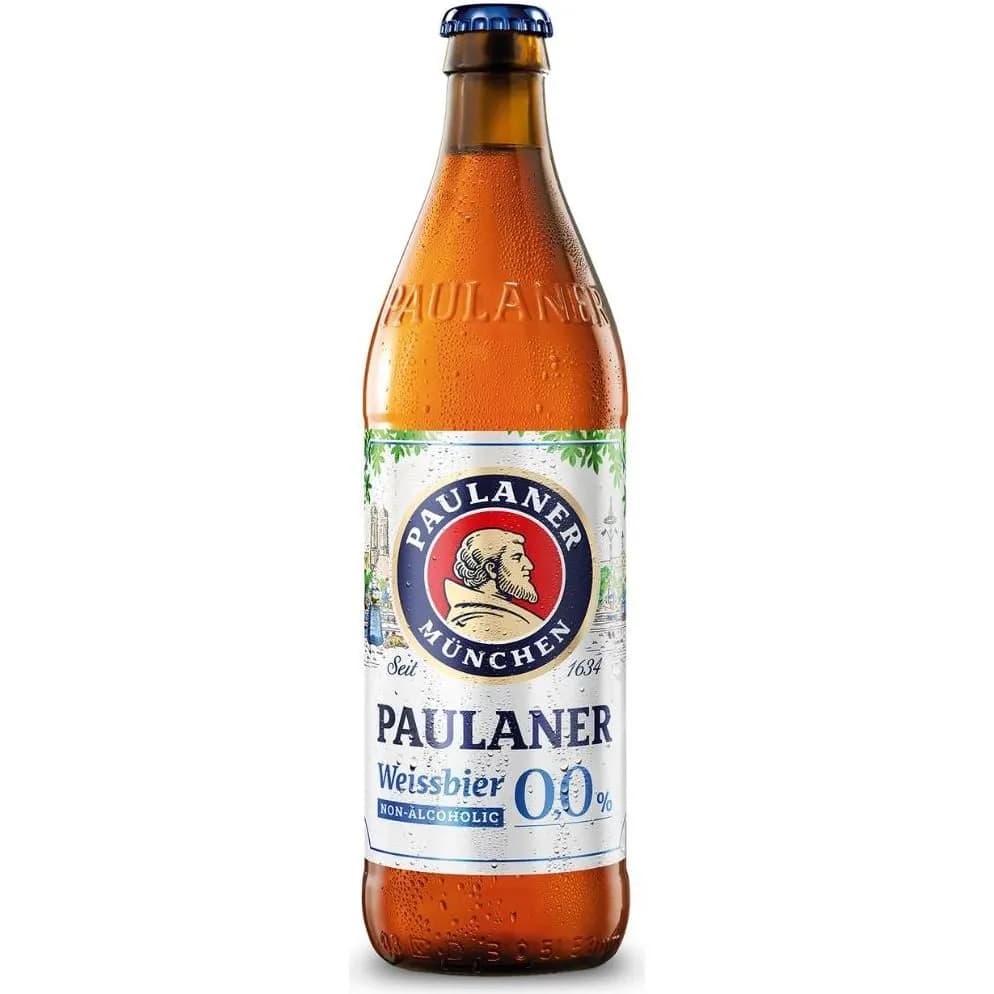 Cerveza Paulaner Hefe-Weiss Sin Alcohol 0.5 L