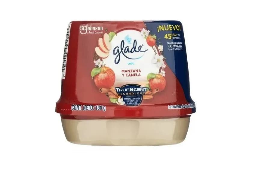 Ambientador En Cubo Glade Gel Manzana Canela 180 g