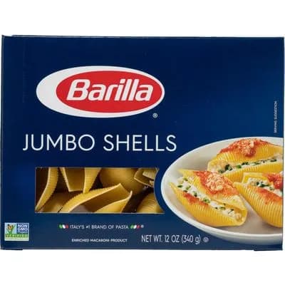 Pasta Caracol Jumbo Barilla, 12 Onzas