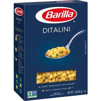 Ditalini Pasta Barilla 454G