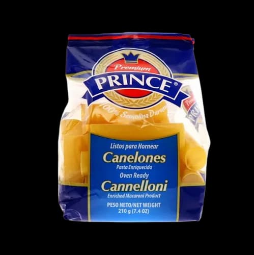 Pasta Canelones Premium Prince 210 g