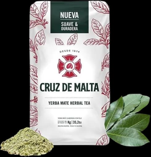 Yerba Mate Cruz de Malta Herbal Tea 35.2 Oz