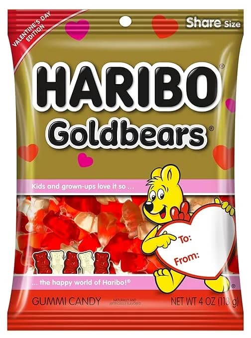 Gomitas Ositos de Oro Edición de San Valentin Gold Bears 4 Oz