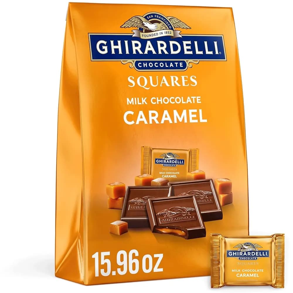 Cuadrados de Chocolate Ghirardelli Caramelo 9 oz