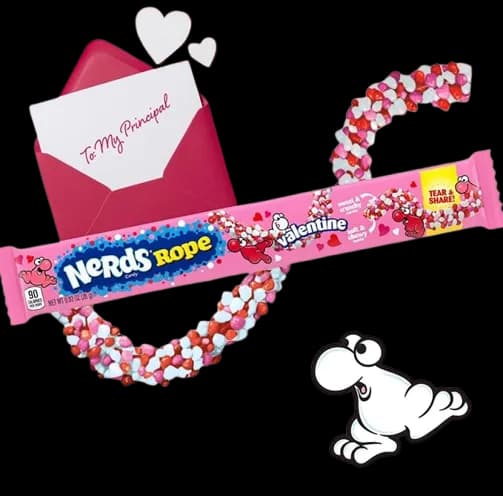 Caramelos de San Valentín Nerds Rope 0.92 Oz