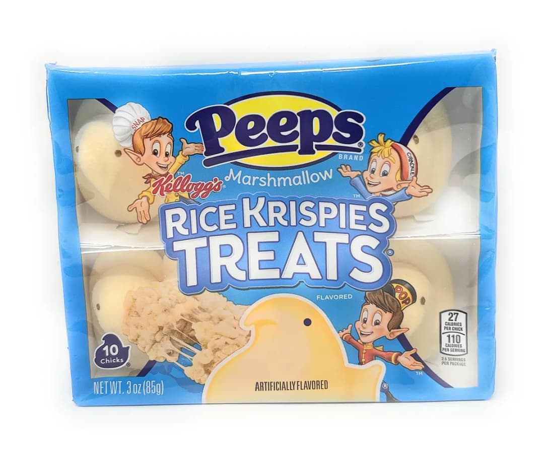 Barritas de Rice Krispies de malvavisco Peeps de 3 oz