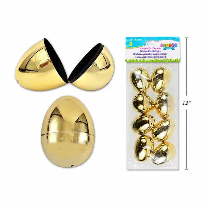 Huevos De Pascua Dorado Seasonal 6 Pc